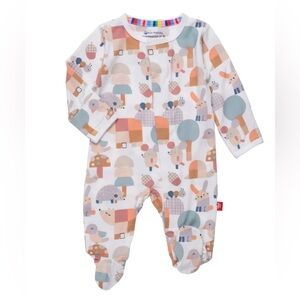 MAGNETIC ME Like New Willow Grove Modal Magnetic Footie - 9-12M